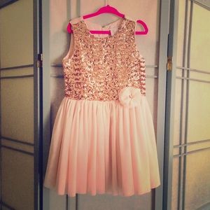Girls sequin dress